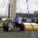 On board the the SS Great Britain