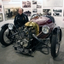 Visiting the Morgan car factory with Enrique